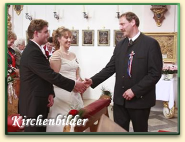 Bilder in und nach der Kirche